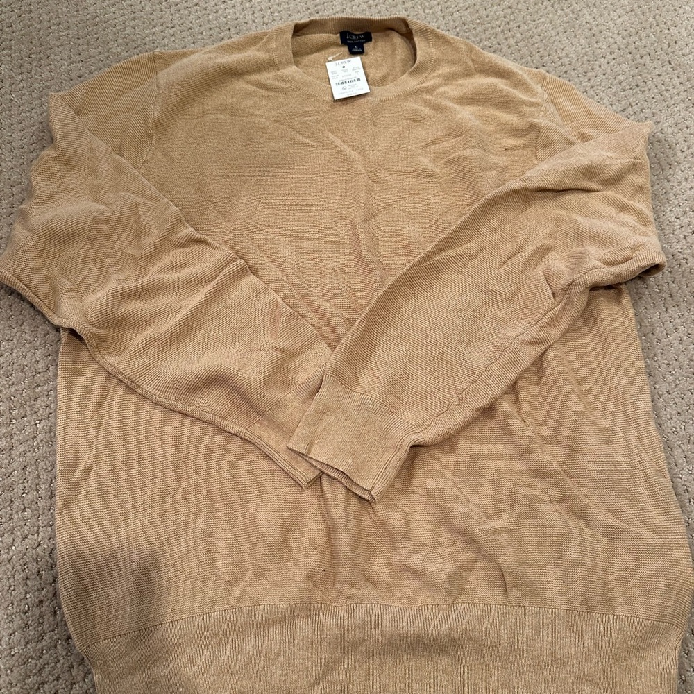 Men's JCrew Tan Sweater